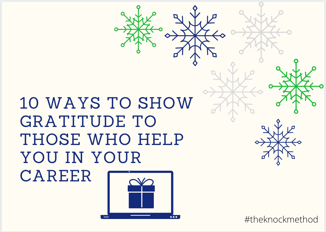 10 Ways to Show Gratitude to Your Career Supporters