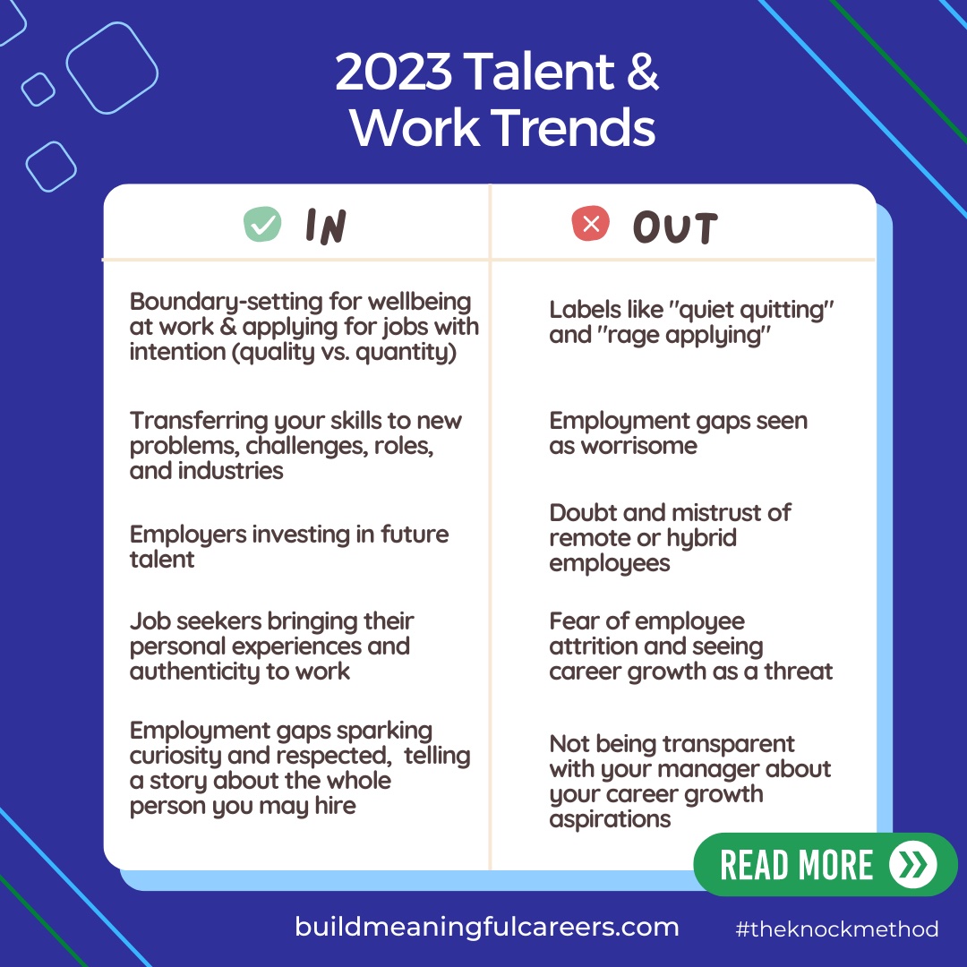 Top 10 2023 Talent & Work Trends Opportunities Knock