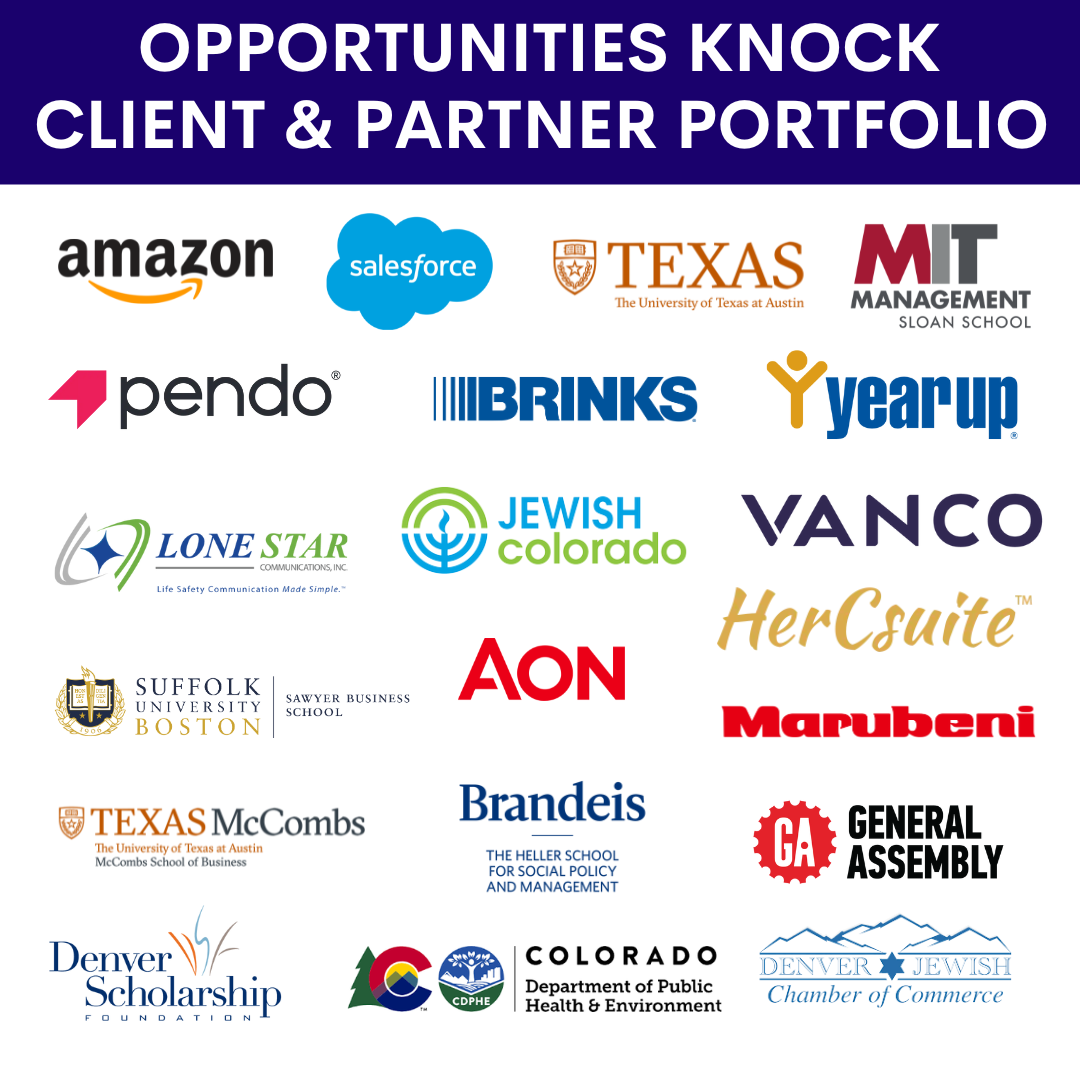 opportunities knock client partner logos portfolio