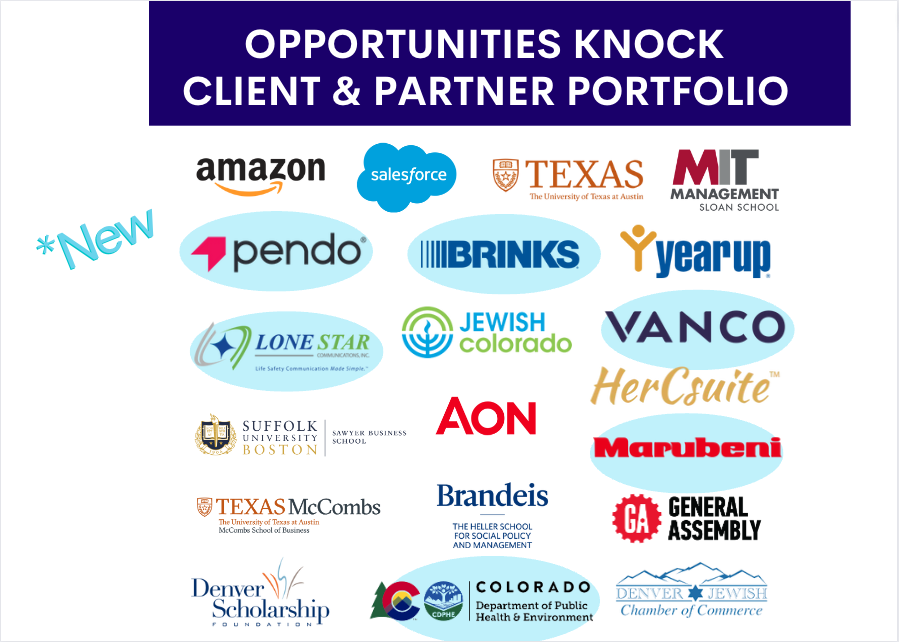 opportunities knock client list 2023